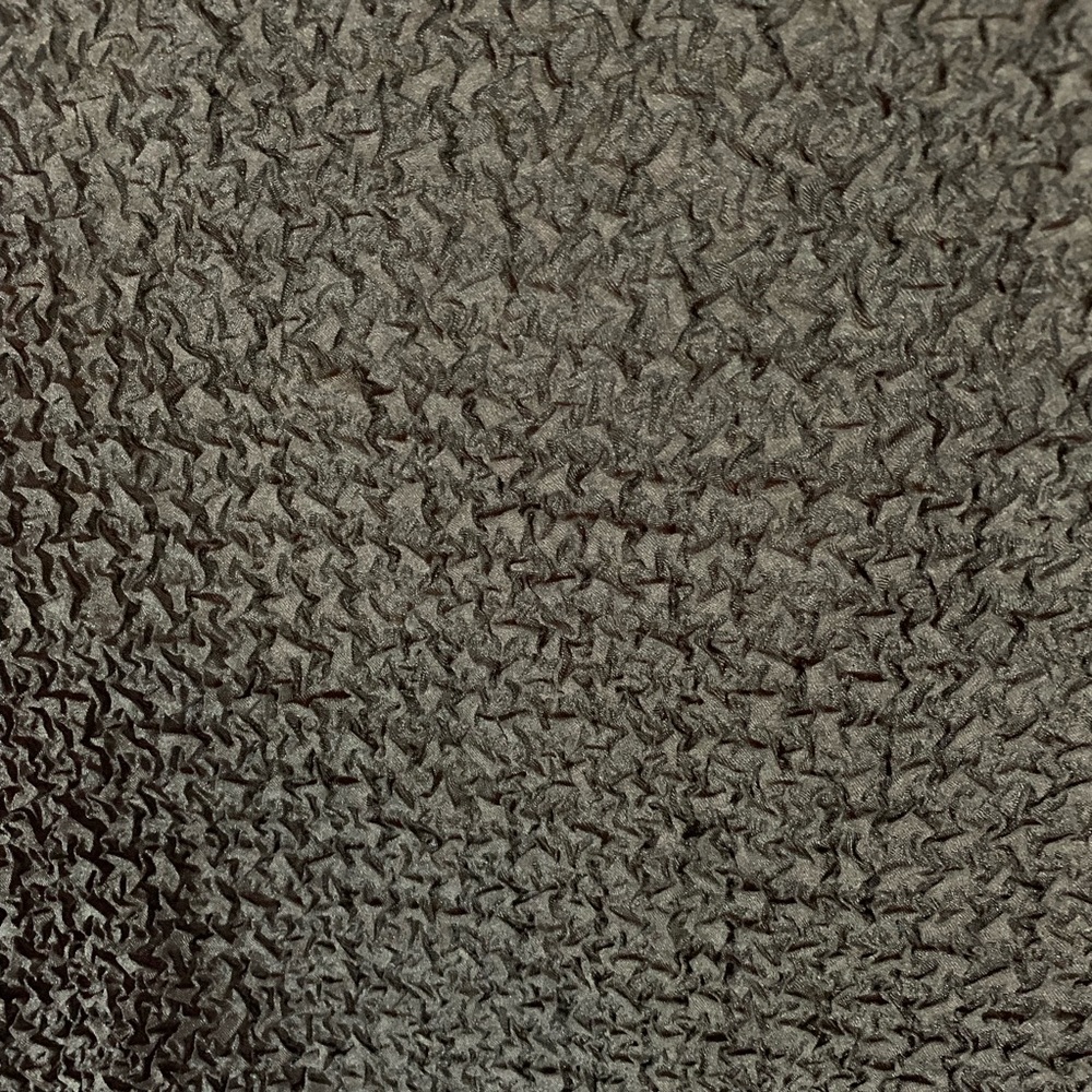 Crinkled Puckered Fabric Jacket Comfortable Black - Picture 5 of 7